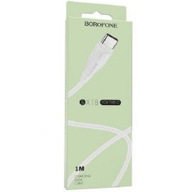 Լիցքավորման Լար BOROFONE Type-C BX18 1մ․ սպիտակ