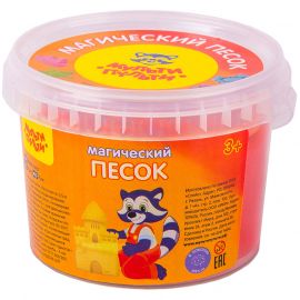 Կինետիկ ավազ տարայով Мульти-Пульти "Магический песок" Կարմիր