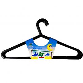 Հագուստի կախիչ 10 հատ սև XZ-520