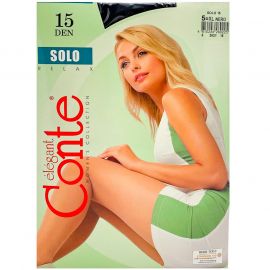 Զուգագուլպա Conte Solo 15 Den 5XL Nero