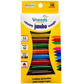 Յուղամատիտներ գունավոր Vneeds V1001 12 գույն