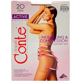 Զուգագուլպա Conte Active 20 Den 3 M Bronz