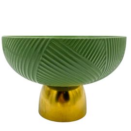 Մրգաման կերամիկական աբստրակտ խակի կանաչ N10 25սմ