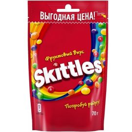 Կոնֆետ Skittles մրգային 70գ
