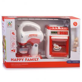 Խաղալիք էլեկտրական գազօջախ + հարիչ Happy Family LS8286K