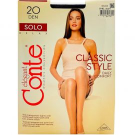 Զուգագուլպա Conte Solo 20 Den 5XL Grafit