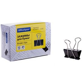 Թղթի սեղմակ 41մմ OfficeSpace  ( 12 հատ )