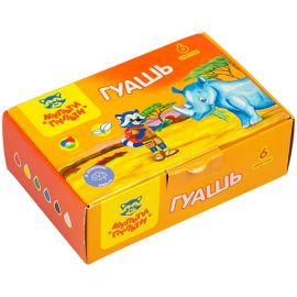 Գուաշ Мульти-Пульти "Енот в Африке" 6 գույն