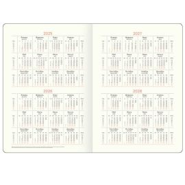 Օրատետր թվագրված 2025թ. A5 BG "Ariane. Blue" 176թերթ  կապույտ