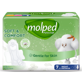 Կանացի Միջադիր Molped Pure&Soft Night 7 հատ