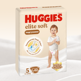 Մանկական տակդիր Huggies Elite Soft N5 (12-22կգ), 42 հատ