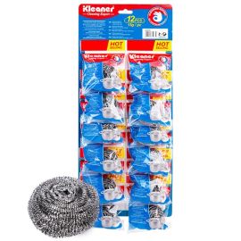 Սպունգ սպասք լվանալու համար մետաղական Kleaner GSH010 10սմ 12հատ