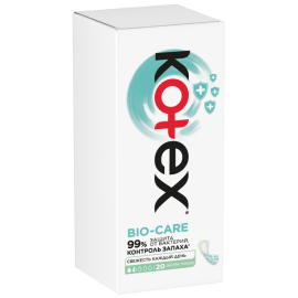 Ամենօրյա միջադիր Kotex Liners Bio-Care Normal 20 hատ