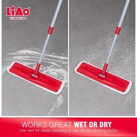 Հատակմաքրիչ մոպ միկրոֆիբրա Liao 40*130սմ  LA2208