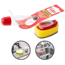 Սպասք լվանալու սպունգ բռանկով Liao 21սմ D130086