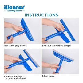 Ապակի մաքրող մոպ Kleaner Միկրոֆիբրա Երկկողմանի K19009 29սմ 75-130սմ