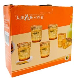 Բաժակ ապակյա 300մլ 6 հատ XZ-3551