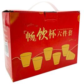 Բաժակ ապակյա 220մլ 6 հատ XZ-3553