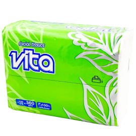 Անձեռոցիկ Silk Soft Vita 360 հատ 120*3շերտ