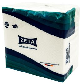 Անձեռոցիկ Zeta 100 հատ 1շերտ