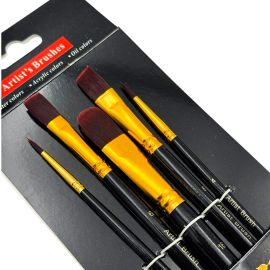 Նկարչական վրձինների հավաքածու Chivalry ZGZ-5 5 հատ