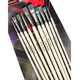 Նկարչական վրձինների հավաքածու Chivalry QSHB-10 10 հատ