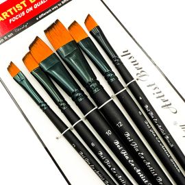 Նկարչական վրձինների հավաքածու Chivalry HH-B 6 հատ