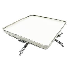 Մրգաման Մետաղական տակդիրով Արծաթագույն Քառակուսի Ցածր XZ-6448