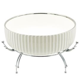 Մրգաման Մետաղական տակդիրով Արծաթագույն Կլոր XZ-6436