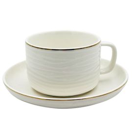 Բաժակ Կերամիկական 6 Հատ Տակդիրով Թեյ XZ-6410