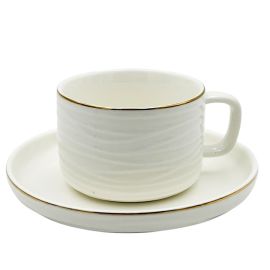 Բաժակ Կերամիկական 6 Հատ Տակդիրով Սուրճ XZ-6409