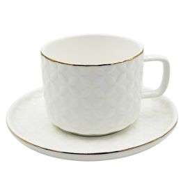 Բաժակ Կերամիկական 6 Հատ Տակդիրով Սուրճ XZ-6473