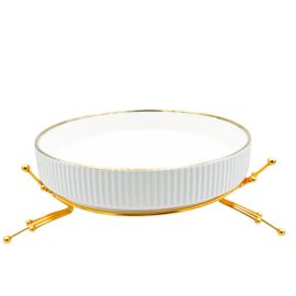 Մրգաման Մետաղական տակդիրով Ոսկեգույն Կլոր XZ-6423