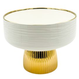 Մրգաման Կերամիկական Ոսկեգույն եզրերով Կլոր 20սմ XZ-6460