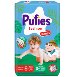 Մանկական տակդիր-վարտիք Pufies Pants Comfort Extra Large N6 (15+ կգ) 36 հատ