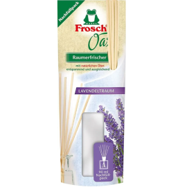 Օդափոխիչ Փայտիկներով Frosch Oase Лаванда պահուստային 90մլ (5հատ ռաթթանե փայտիկներ + փոխարինող սարք)