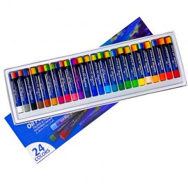 Գունավոր յուղամատիտներ Dolphin 24 գույն