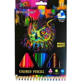 Գունավոր մատիտներ TianBowen XZ175 18 գույն