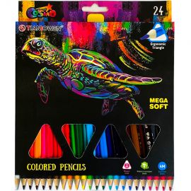 Գունավոր մատիտներ TianBowen XZ176 24 գույն