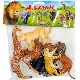 Խաղալիք կենդանիների հավաքածու 6 հատ