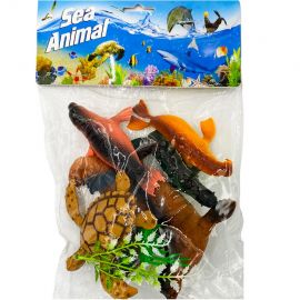 Խաղալիք կենդանիների հավաքածու ծովային 6 հատ