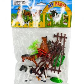 Խաղալիք կենդանիների հավաքածու 6 հատ