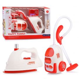 Խաղալիք էլեկտրական փոշեկուլ + արդուկ Happy Family LS8292K