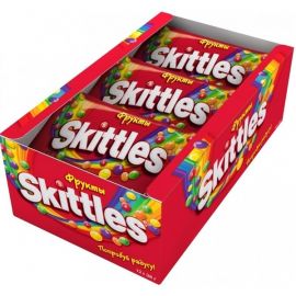 Կոնֆետ Skittles մրգային 38գ