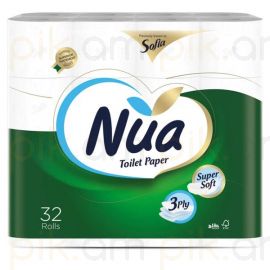 Զուգարանի թուղթ Nua 3շերտ 32հատ