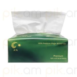 Անձեռոցիկ AN Premium 100 հատ 4 շերտ