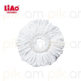 Հատակ մաքրելու մոպի պահուստ  սպիտակ Liao R130011