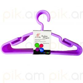 Հագուստի կախիչ մանկական 3 գույն 10 հատ XZ-519