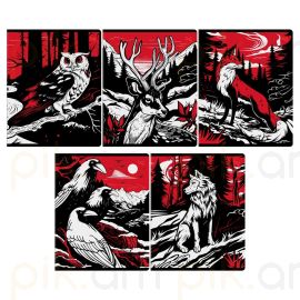 Տետր BG "Эксклюзив. Хищники" А5 48 թերթ