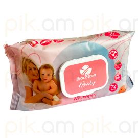 Մանկական խոնավ անձեռոցիկ Biocotton Baby 72 հատ